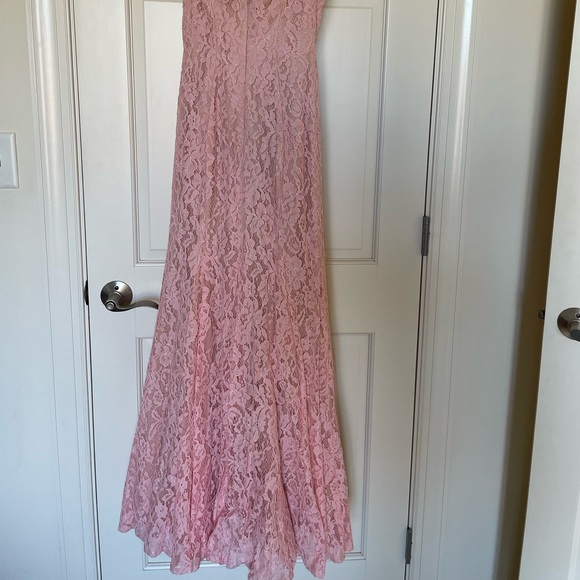 Pink Long Prom Dress - Picture 6 of 8